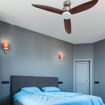 CIES, ventilador de techo silencioso en dormitorio