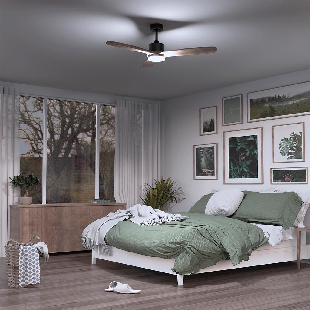 Ventilador LESNA ambiente luz fria