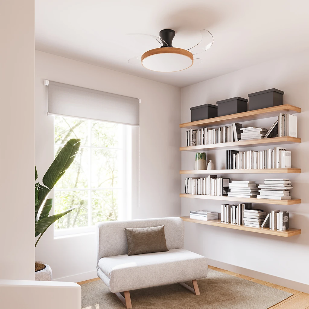 ventilador PALMA ambiente dia