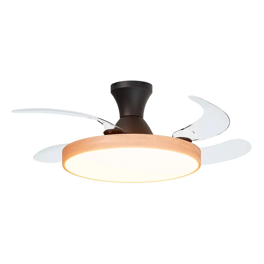 ventilador PALMA luz calida